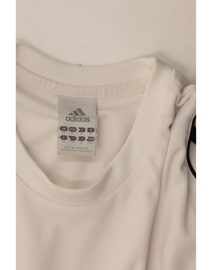 ADIDAS Mens Climalite T-Shirt Top Medium White