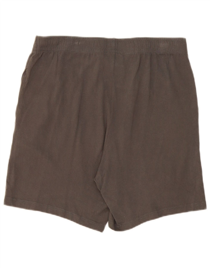 CHAMPION Mens Sport Shorts Large  Grey Cotton