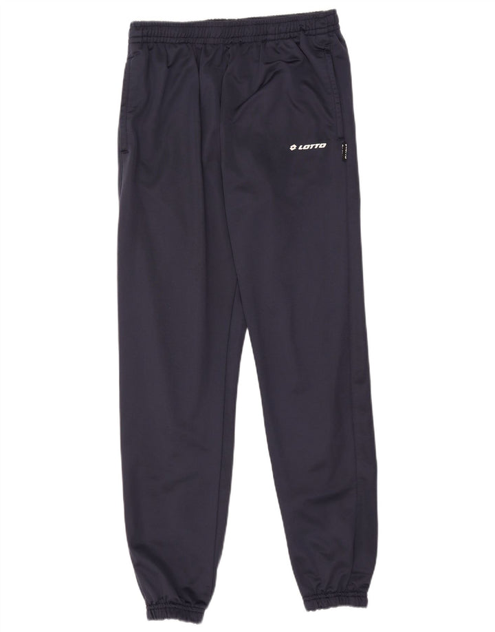 Lotto Mens Tracksuit Trousers Joggers Medium Navy Blue Polyester