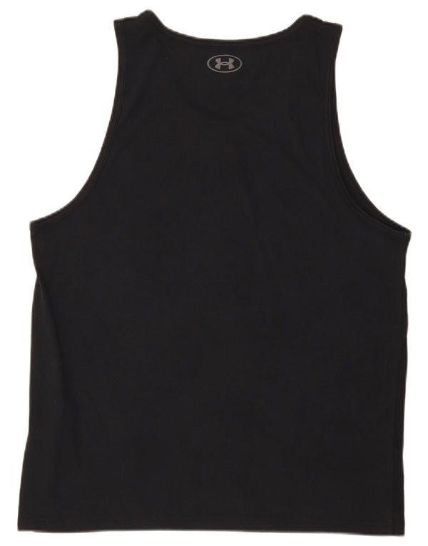 Under Armour Mens Graphic Vest Top Large Black Cotton