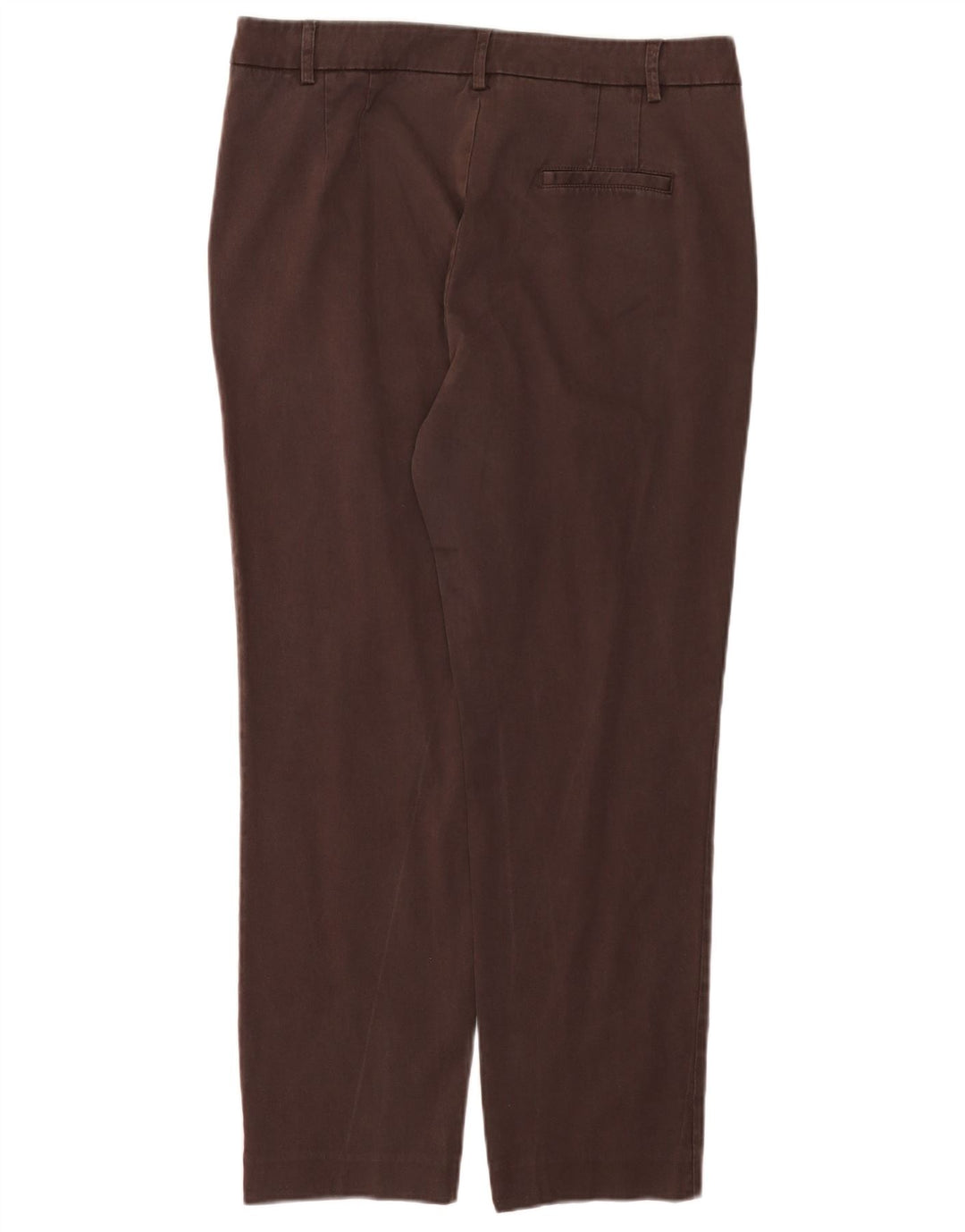 Trussardi Womens Straight Chino Trousers IT 48 Medium W32 L26 Brown Lyocell
