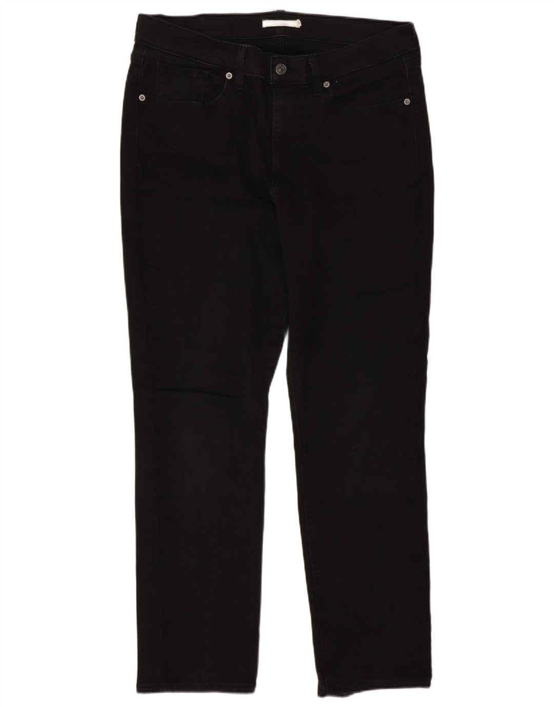 Levi's Womens Classic Straight Jeans W32 L30 Black Cotton
