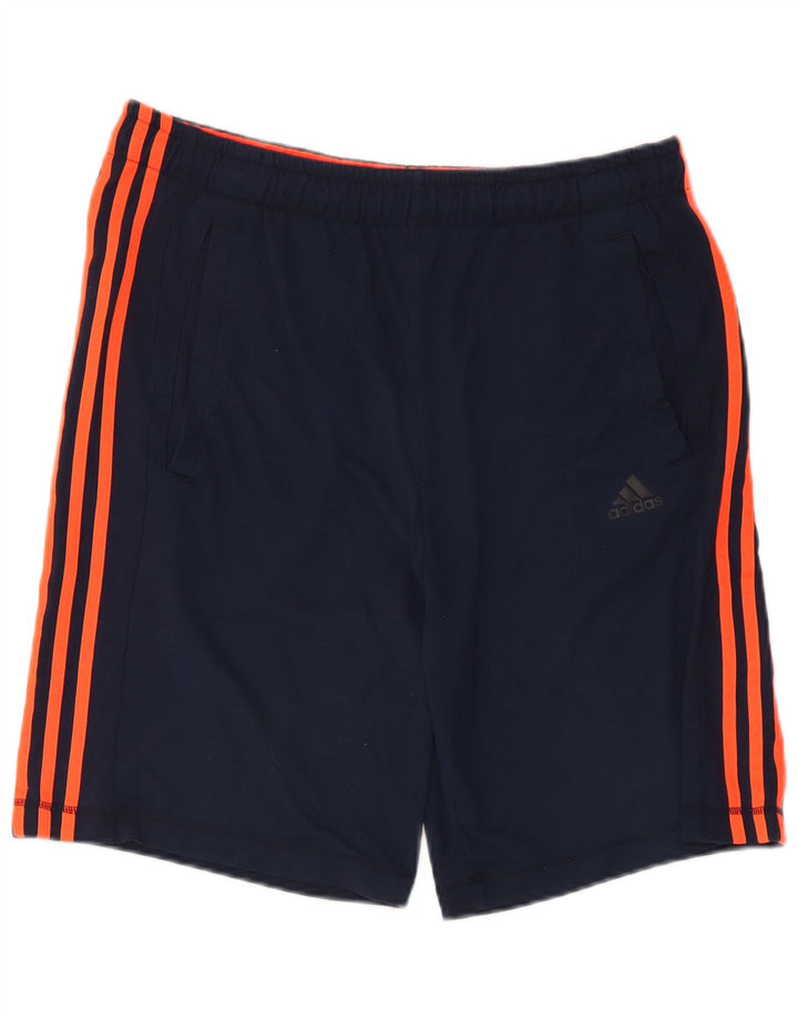 Adidas Mens Climalite Sport Shorts Medium Navy Blue Polyester