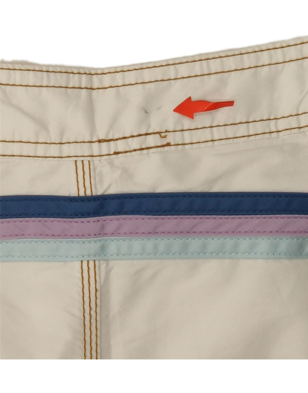 SUNDEK Mens Sport Shorts Medium  White Polyester