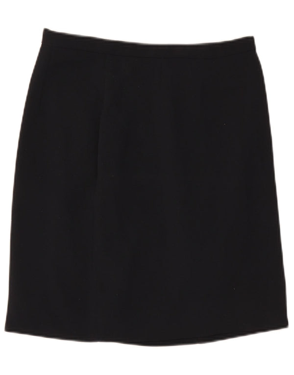 Zara Womens Mini Skirt EU 40 Medium W30 Navy Blue Polyester