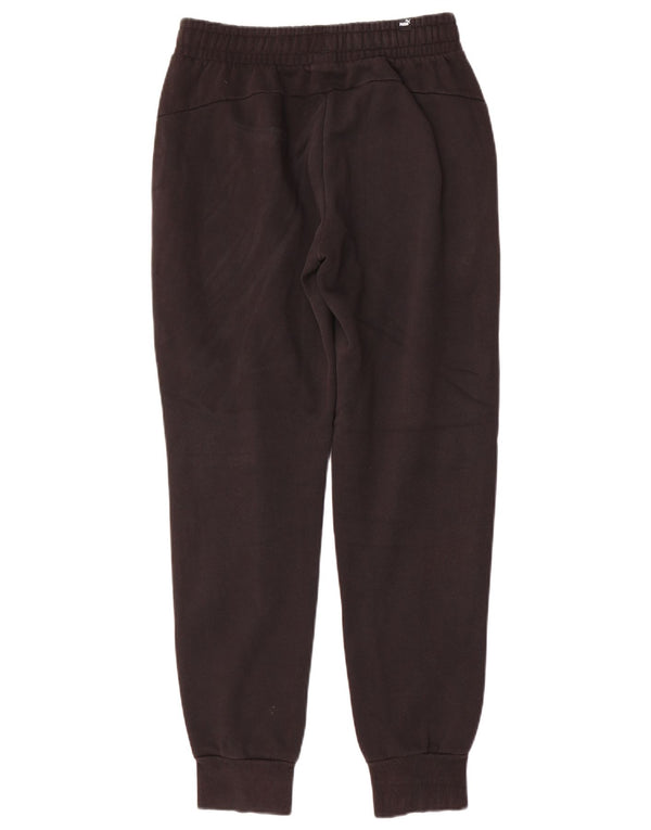 Puma Mens Graphic Tracksuit Trousers Joggers Small Black Cotton