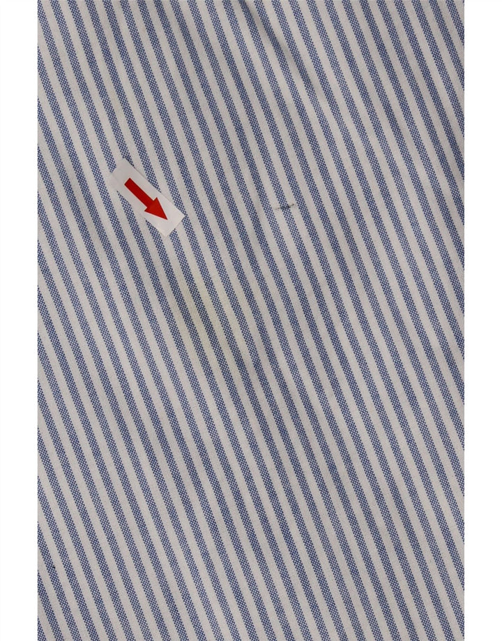 BROOKSFIELD Mens Shirt Size 41 Medium Blue Pinstripe Cotton