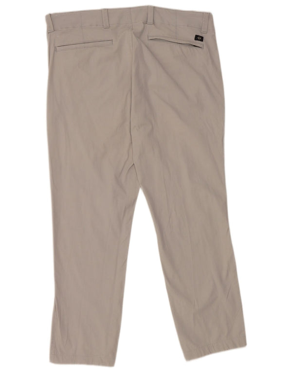 Dockers Womens Skinny Chino Trousers W36 L27 Grey Cotton