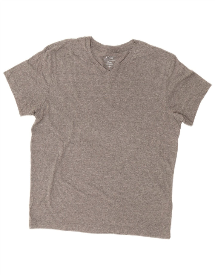 J. CREW Mens T-Shirt Top Small Grey Cotton