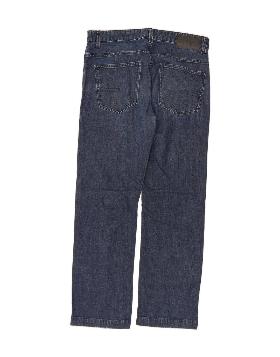 CALVIN KLEIN Mens Straight Jeans W32 L30 Navy Blue Cotton Vintage Calvin Klein and Second-Hand Calvin Klein from Messina Hembry 