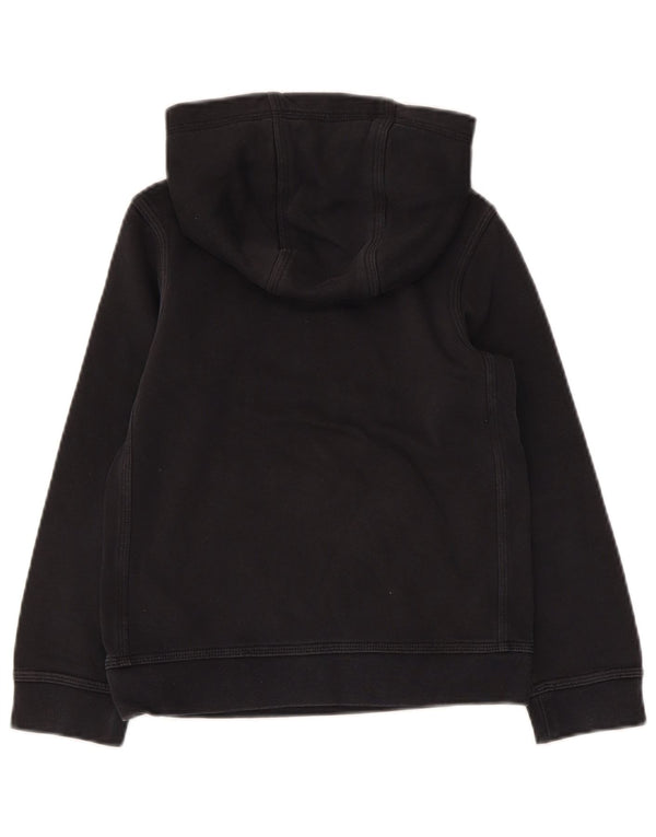 NIKE Boys Graphic Hoodie Jumper 6-7 Years XS  Black Cotton