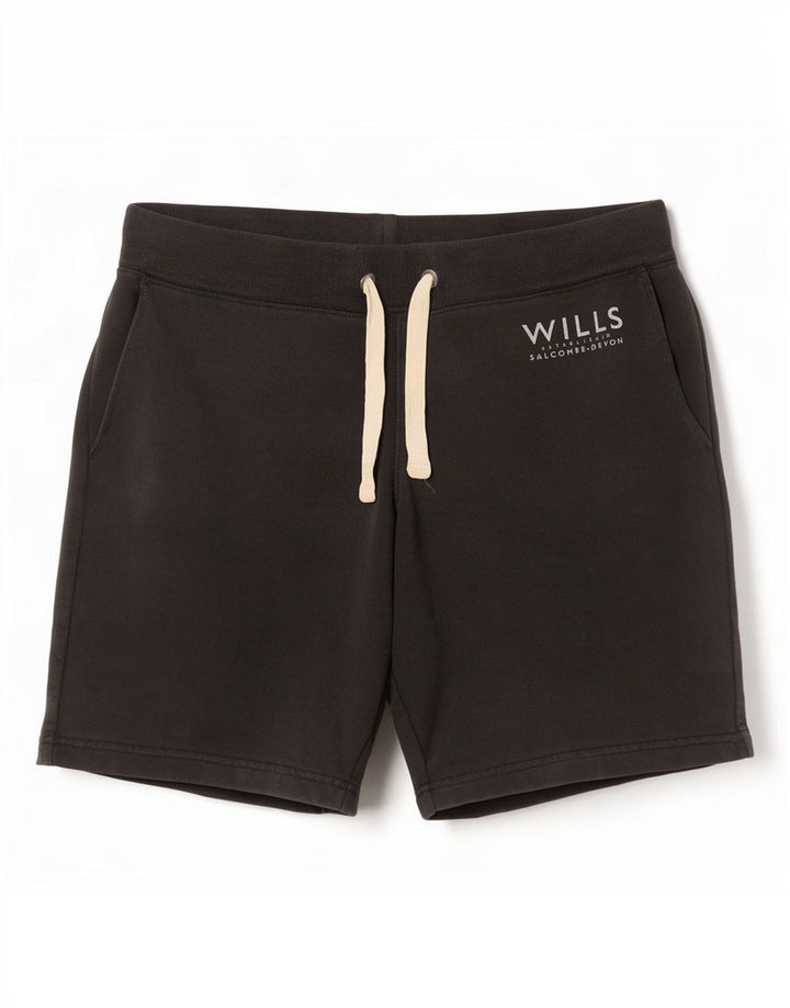 Jack Wills Mens Sport Shorts Small Black Cotton
