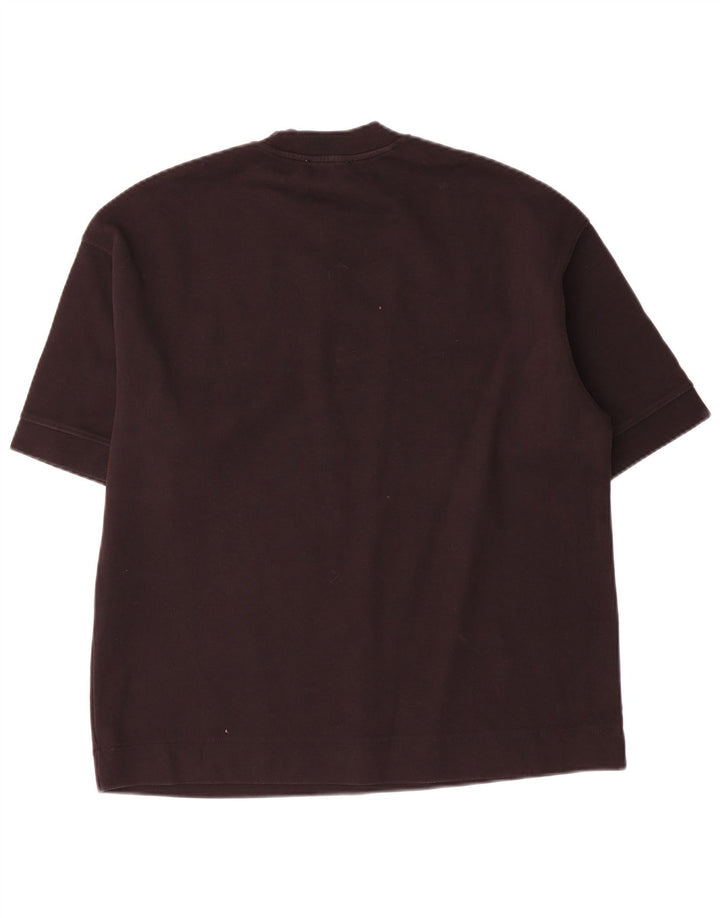 Zara Mens T-Shirt Top Small Black Cotton