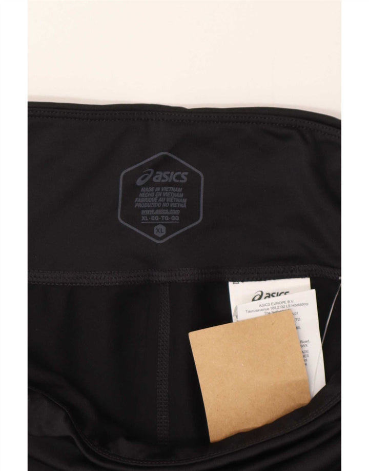Asics Womens Leggings UK 18 XL Black Polyester