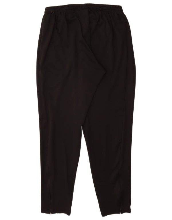 NIKE Womens Dri Fit Tracksuit Trousers UK 14 Large  Black Polyester
