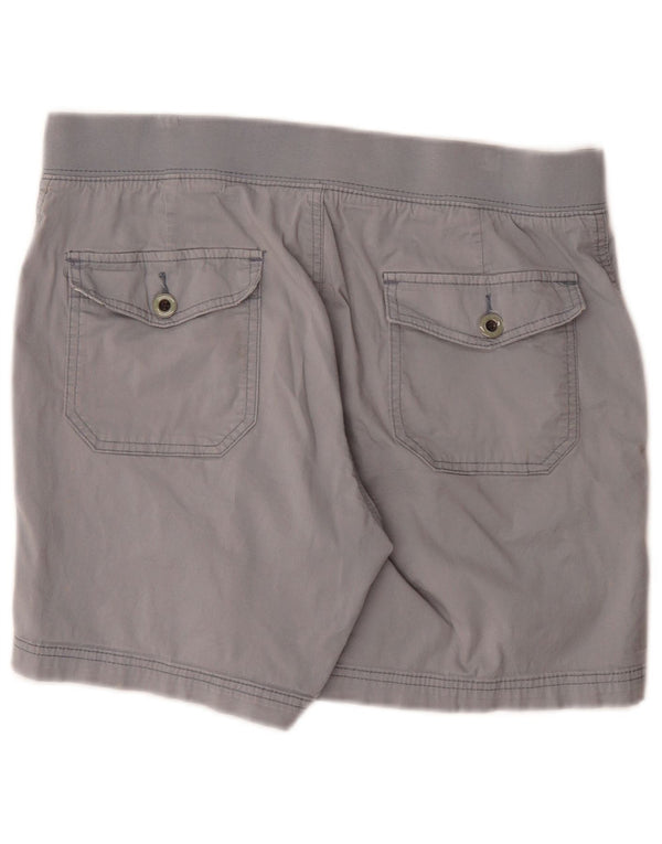 Lee Womens Cargo Shorts US 12 Large W32 Blue Cotton