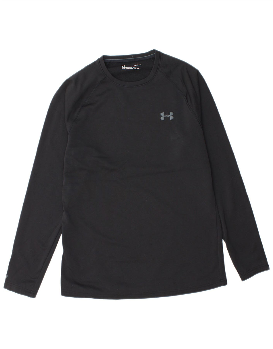 UNDER ARMOUR Mens Cold Gear Top Long Sleeve Large Black