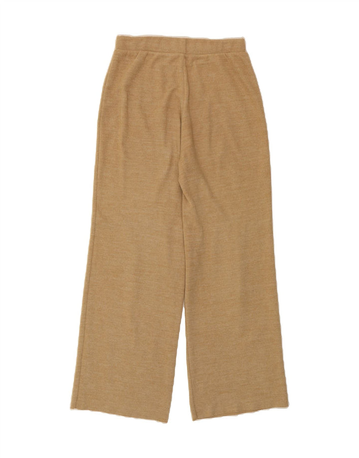 ZARA Womens Knit Tracksuit Trousers UK 12 Medium  Beige Vintage Zara and Second-Hand Zara from Messina Hembry 