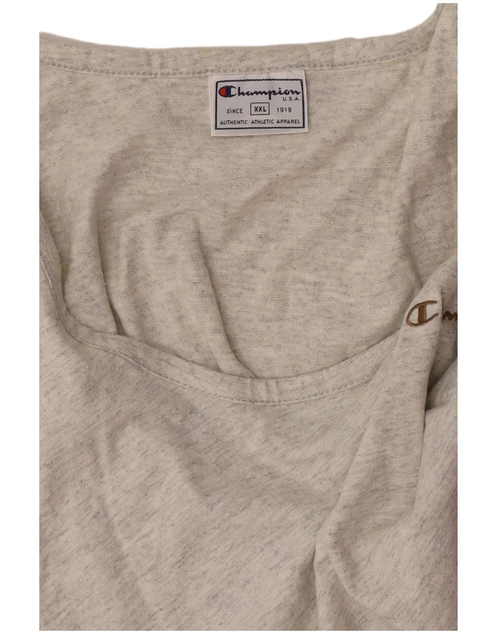 Champion Mens Vest Top 2XL Grey Flecked