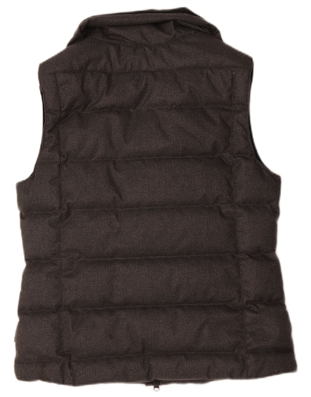 Jack Wolfskin Womens Padded Gilet UK 12 Medium  Grey Polyester