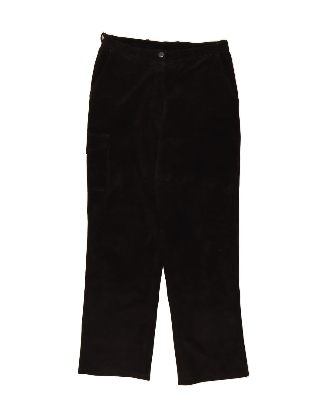 JOY Womens Straight Cargo Trousers EU 42 Large W32 L30 Black Vintage Joy and Second-Hand Joy from Messina Hembry 