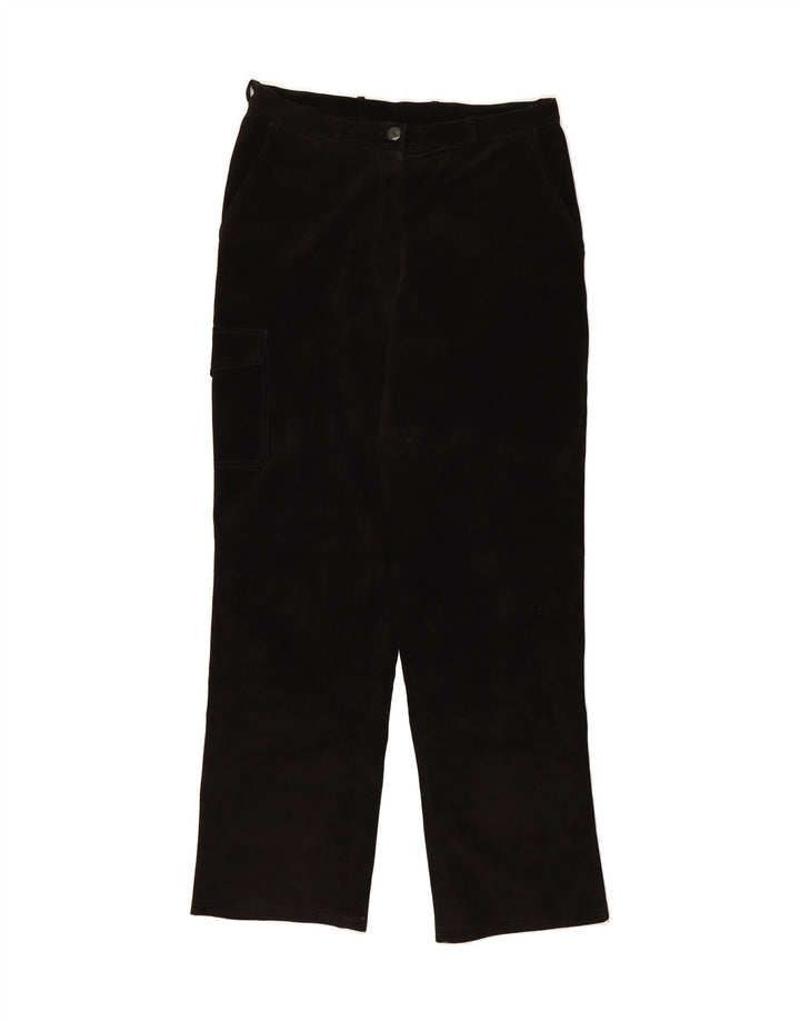 JOY Womens Straight Cargo Trousers EU 42 Large W32 L30 Black Vintage Joy and Second-Hand Joy from Messina Hembry 