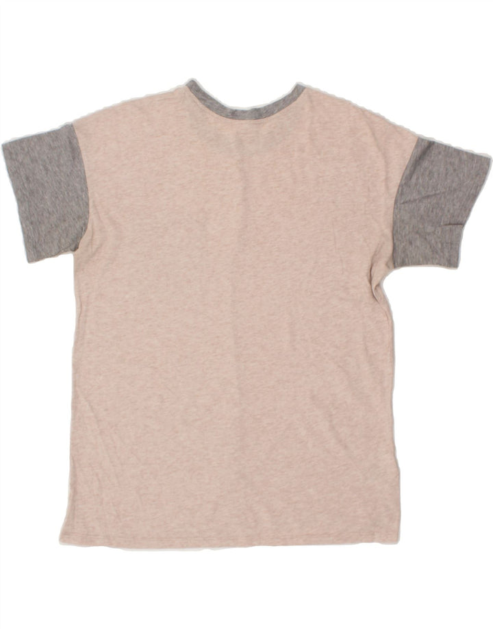 EDDIE BAUER Mens T-Shirt Top Small Grey Colourblock Cotton Vintage Eddie Bauer and Second-Hand Eddie Bauer from Messina Hembry 