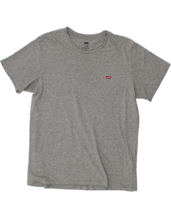 LEVI'S Mens Standard T-Shirt Top Large Grey Cotton Vintage Levi's and Second-Hand Levi's from Messina Hembry 