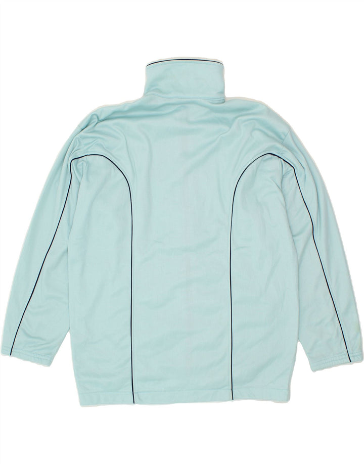 ASICS Boys Tracksuit Top Jacket 14-15 Years Blue Vintage Asics and Second-Hand Asics from Messina Hembry 