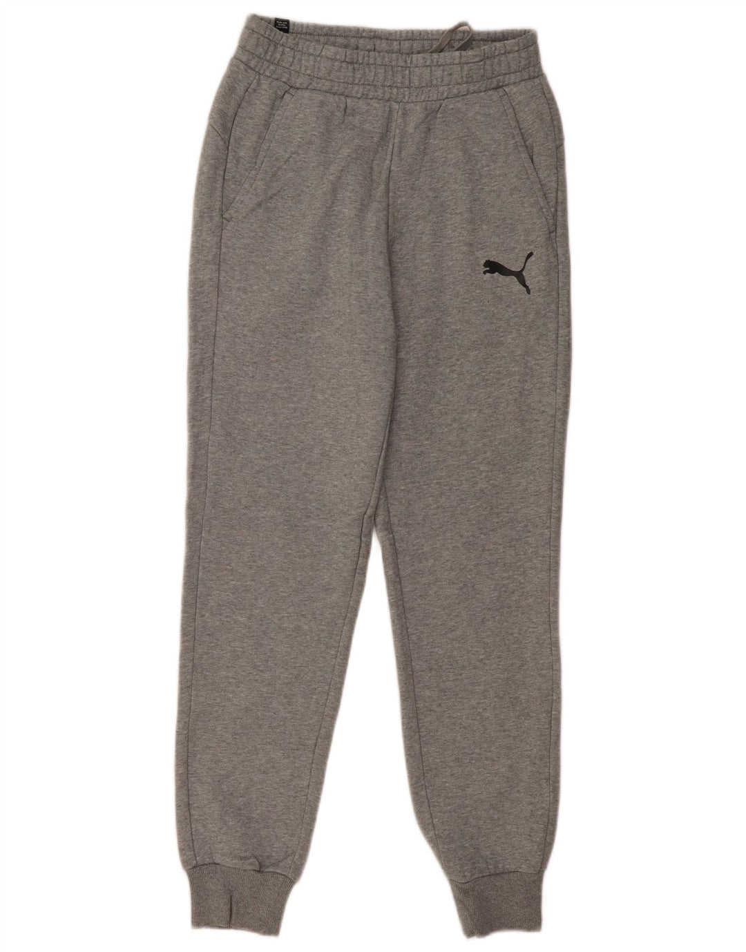 PUMA Mens Tracksuit Trousers Joggers Small  Grey Cotton