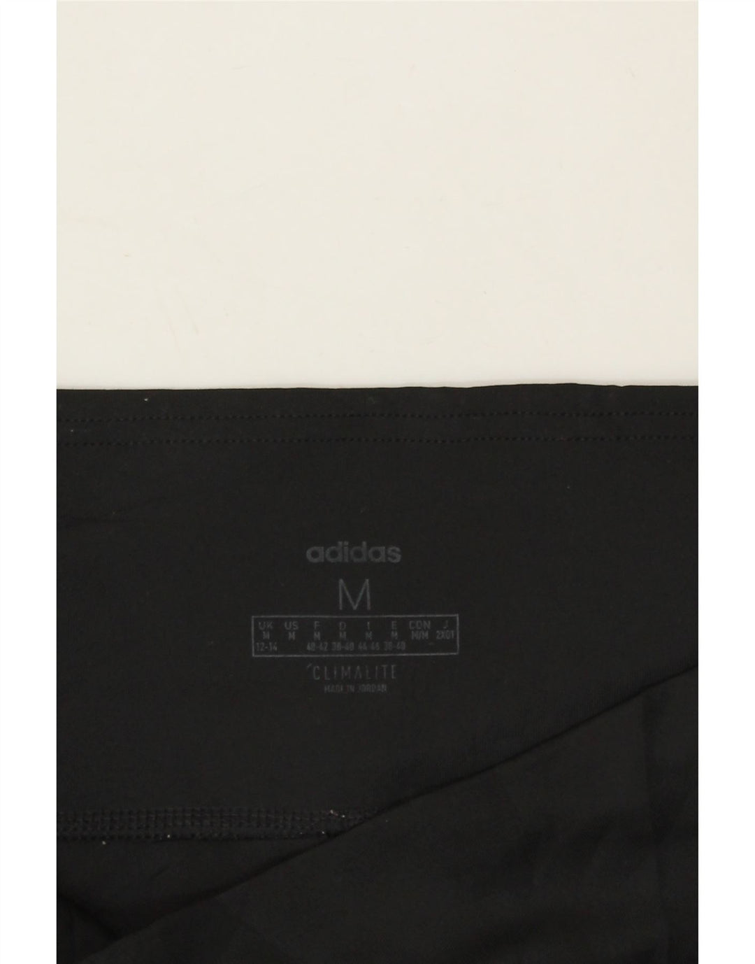 ADIDAS Womens Climalite Leggings UK 12/14 Medium  Black Polyester Vintage Adidas and Second-Hand Adidas from Messina Hembry 