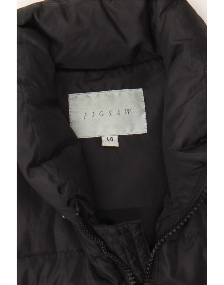 Jigsaw Womens Padded Gilet UK 14 Large Black
