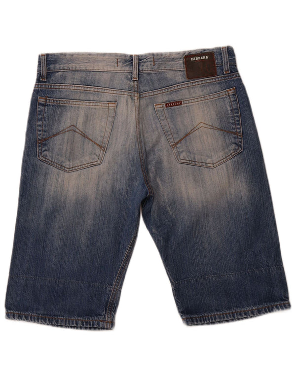 CARRERA Mens Distressed Denim Shorts IT 48 Medium W33  Blue Cotton