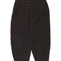 Zara Womens Harem Trousers Small W26 L26 Black Polka Dot