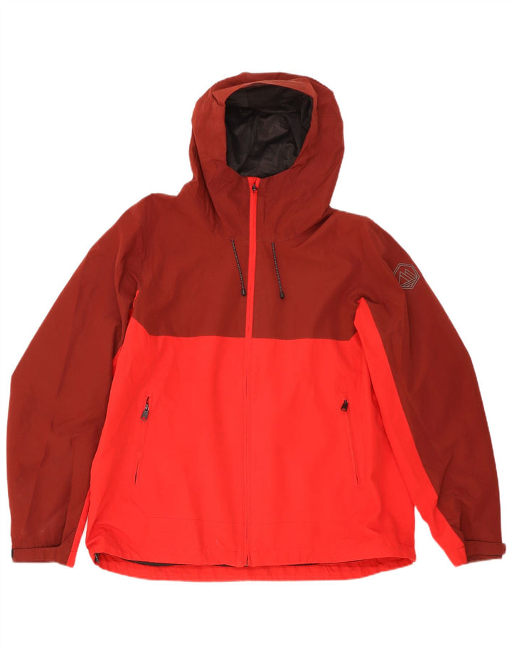 Marks & Spencer Mens Hooded Rain Jacket UK 42 XL Red