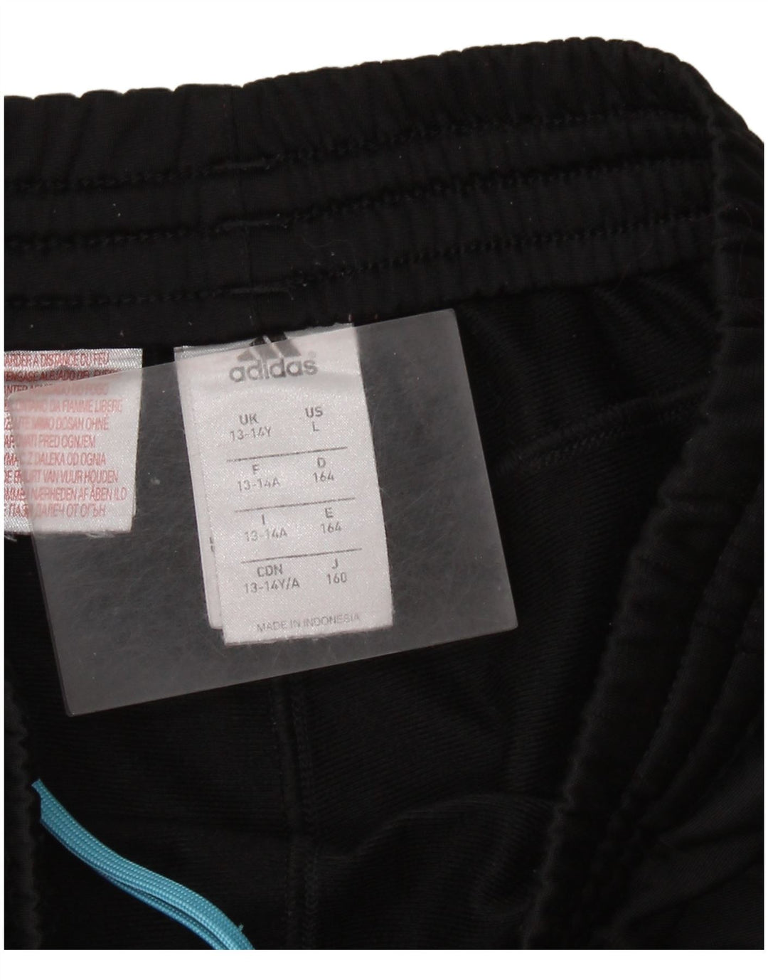 Adidas Girls 13-14 Years Black Polyester