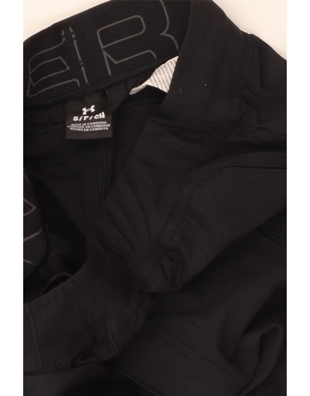 UNDER ARMOUR Womens Graphic Tracksuit Trousers Joggers Small  Black