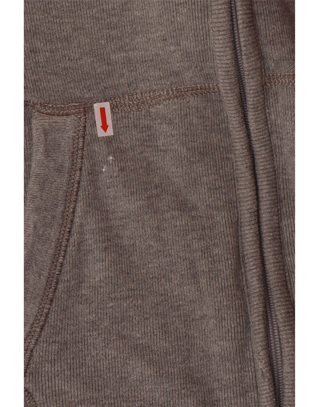 ABERCROMBIE & FITCH Womens Graphic Tracksuit Top Jacket UK 16 Large Grey