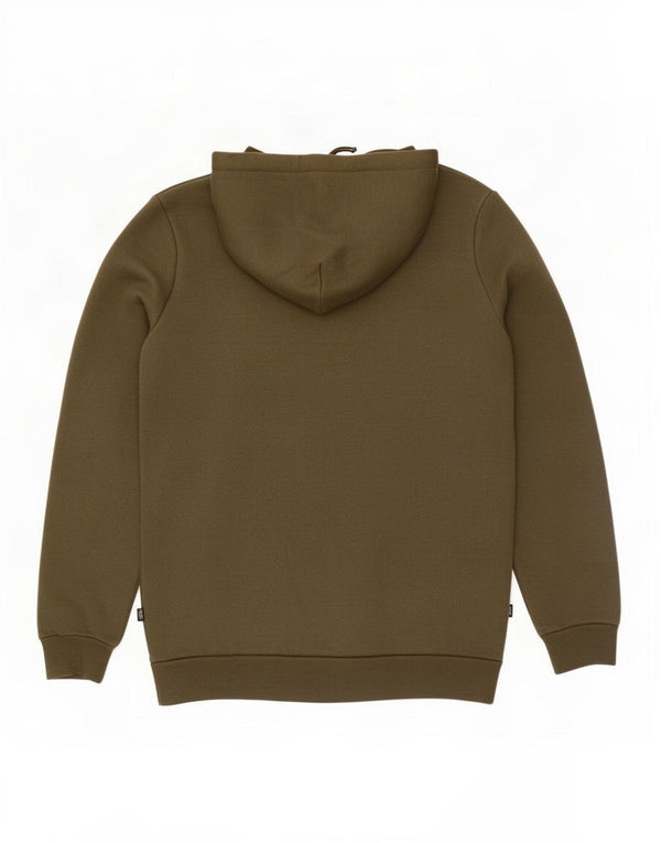 Puma Mens Graphic Hoodie Jumper Small Khaki Cotton