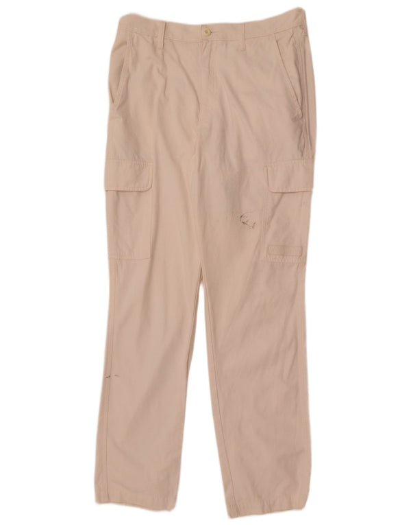 Wrangler Womens Valley Straight Cargo Trousers  W32 L32 White Cotton
