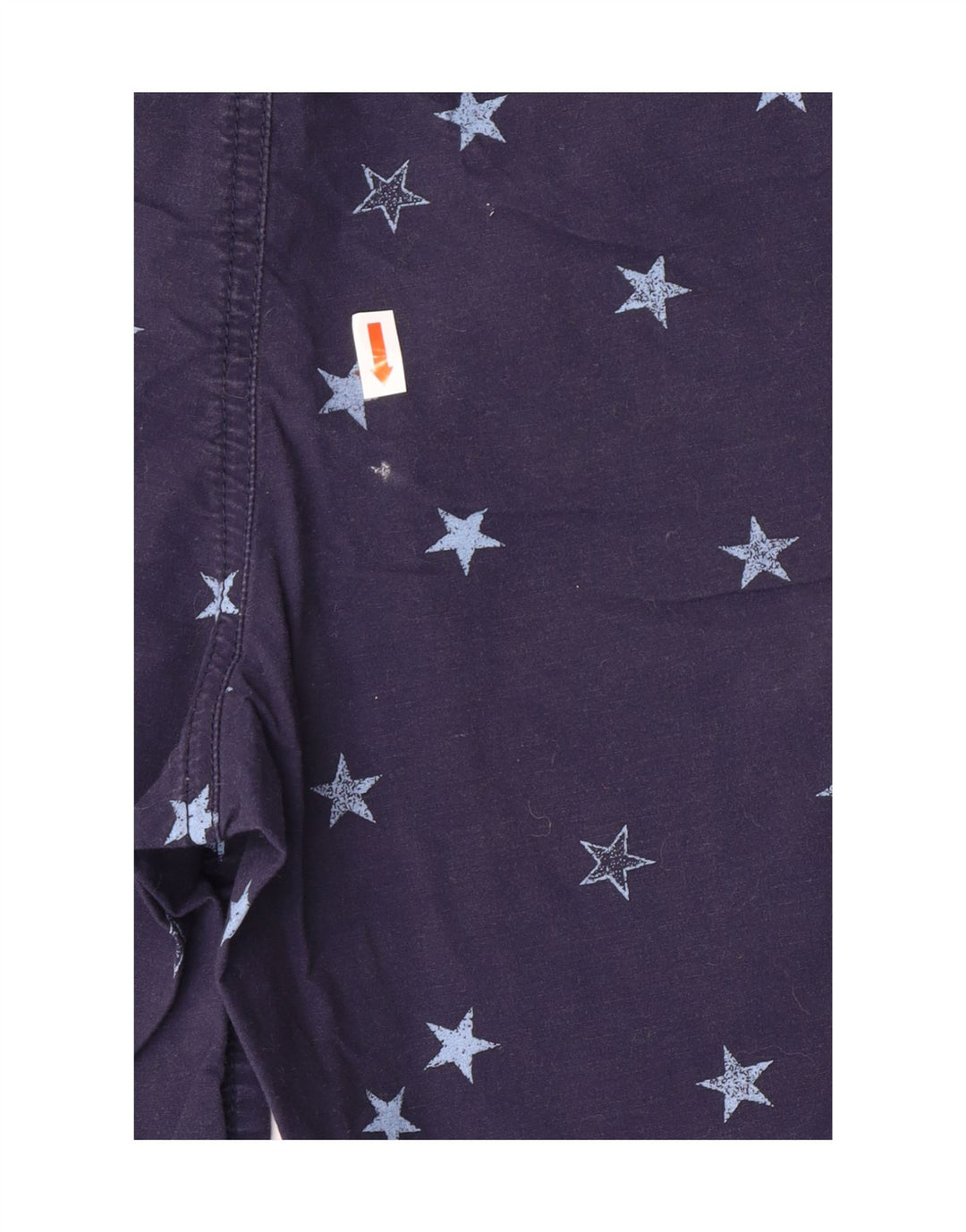 EDDIE BAUER Womens Abstract Pattern Chino Shorts US 4 Small W28 Navy Blue