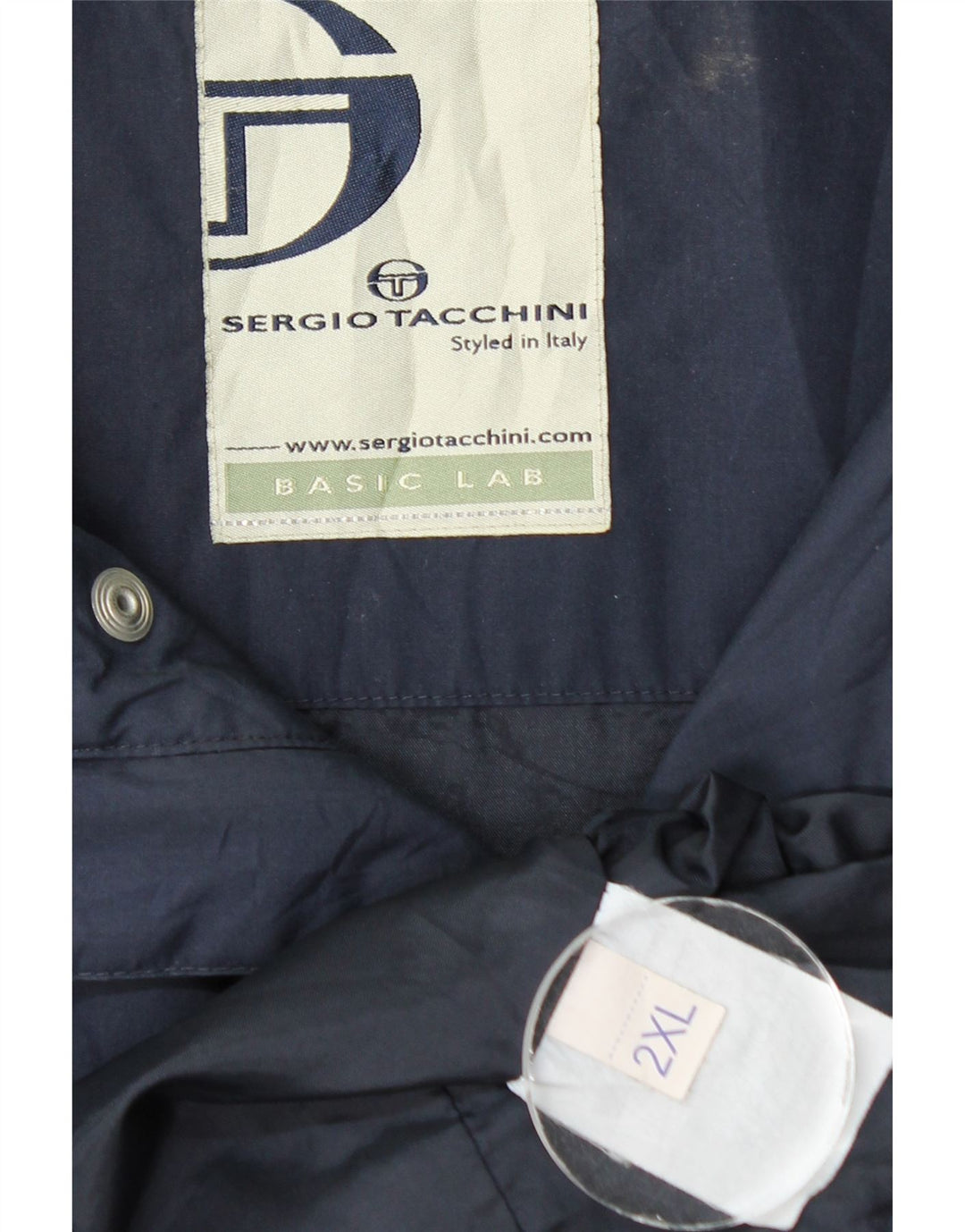 Sergio Tacchini Mens Utility Jacket UK 44 2XL Navy Blue