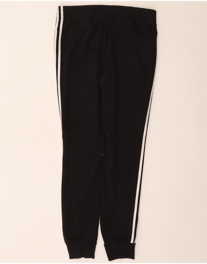ADIDAS Womens Tracksuit Trousers Joggers UK 12/14 Medium  Black Cotton