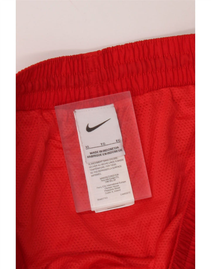 NIKE Mens Graphic Swimming Shorts XL Red Polyester