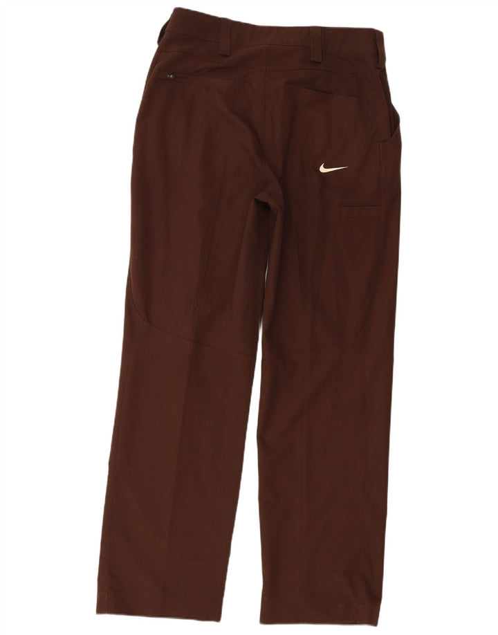 Nike Mens Golf Straight Relaxed Fit Cargo Trousers W32 L31 Brown Polyester