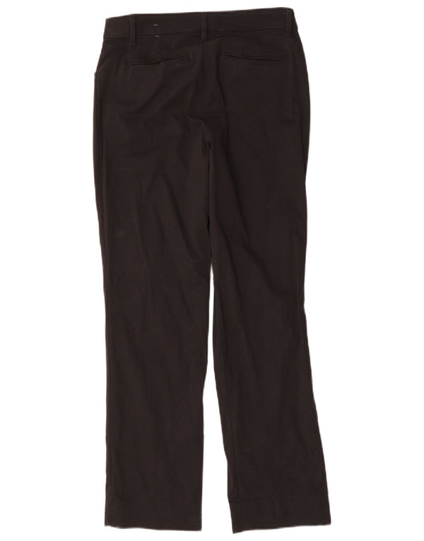 Lee Womens Mid Rise Straight Casual Trousers US 4 Small W28 L29 Black