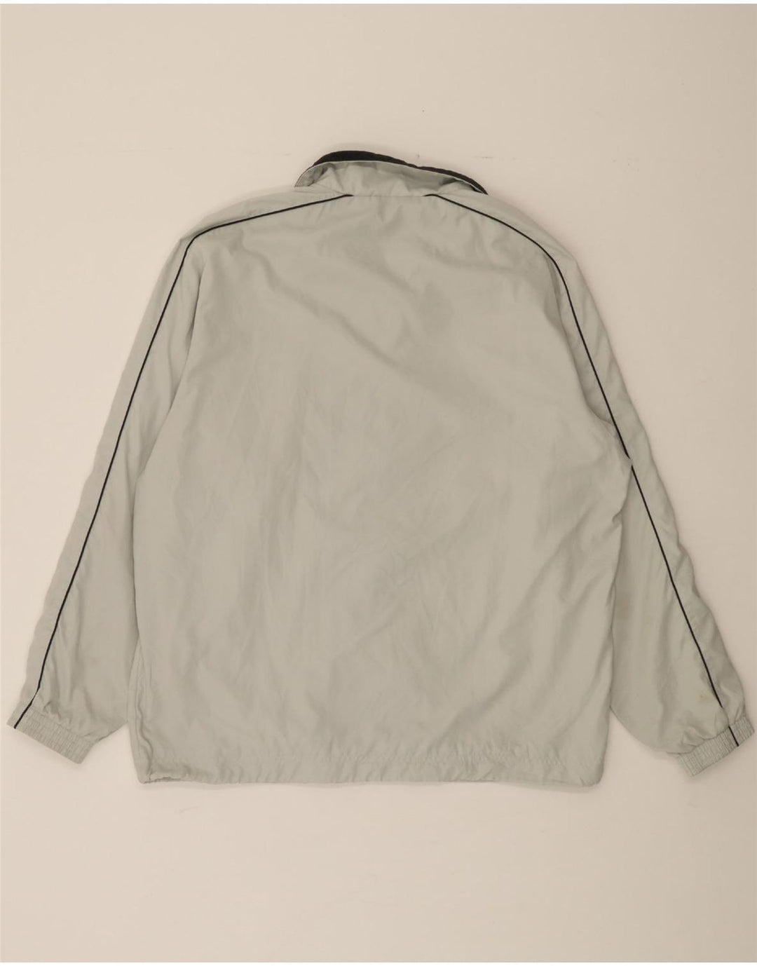 CHAMPION Mens Tracksuit Top Jacket Large Off White Polyester Vintage Champion and Second-Hand Champion from Messina Hembry 
