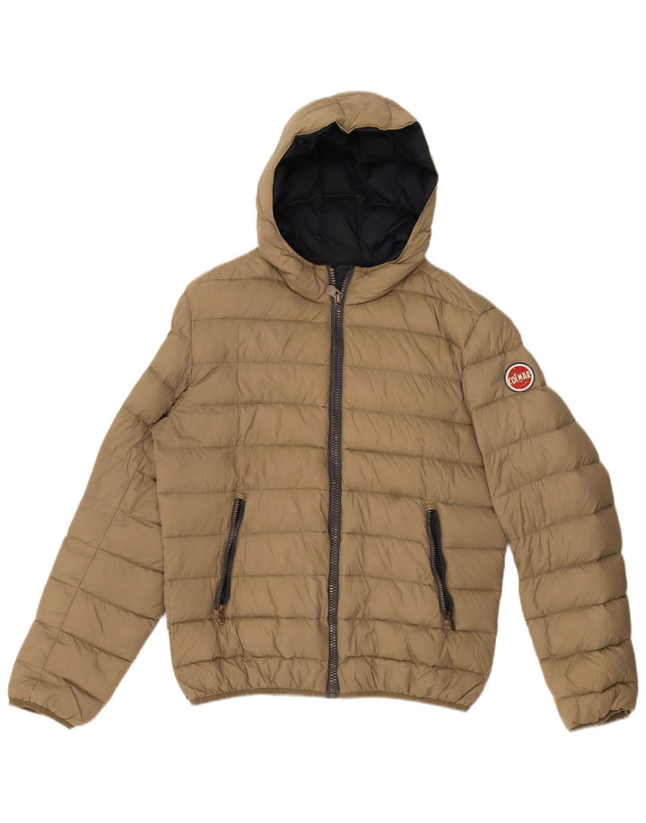 Colmar Mens Hooded Padded Jacket IT 48 Medium Khaki