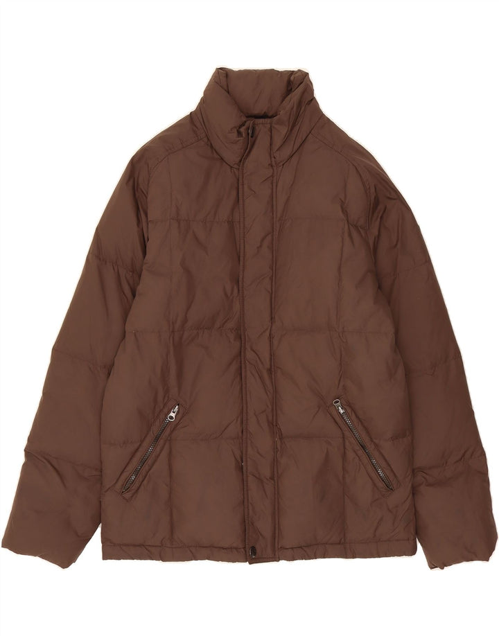 DIADORA Mens Padded Jacket UK 38 Medium Brown Polyamide Vintage Diadora and Second-Hand Diadora from Messina Hembry 