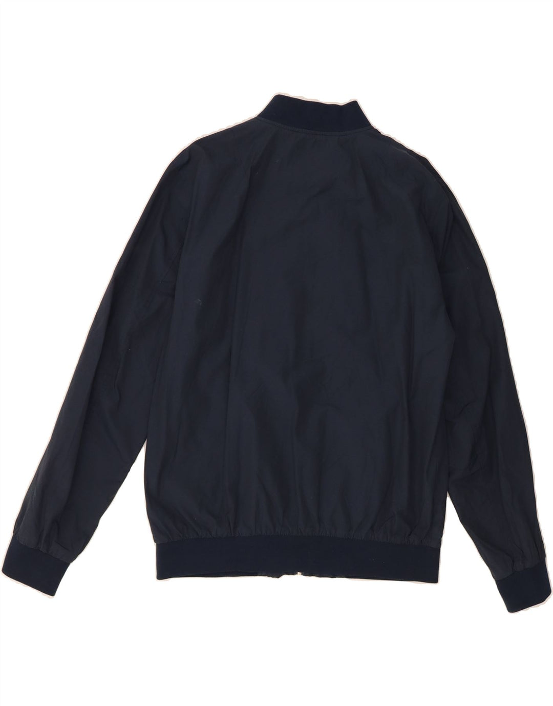 JACK & JONES Mens Bomber Jacket UK 40 Large Navy Blue Vintage Jack & Jones and Second-Hand Jack & Jones from Messina Hembry 
